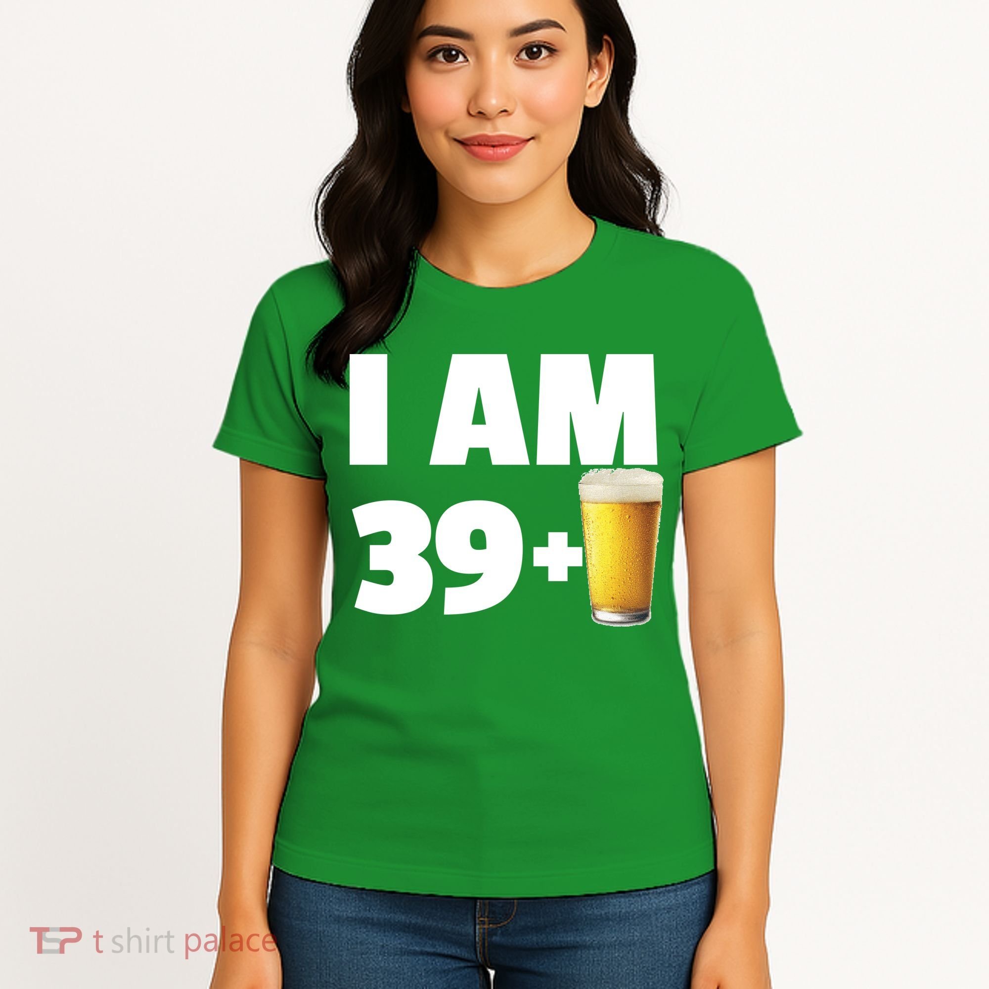 I Am 39 Plus Beer 40th Birthday Women's T-Shirt