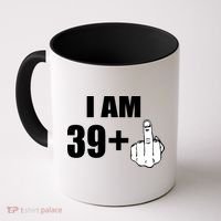 I Am 40 Middle Finger Coffee Mug thumb 0