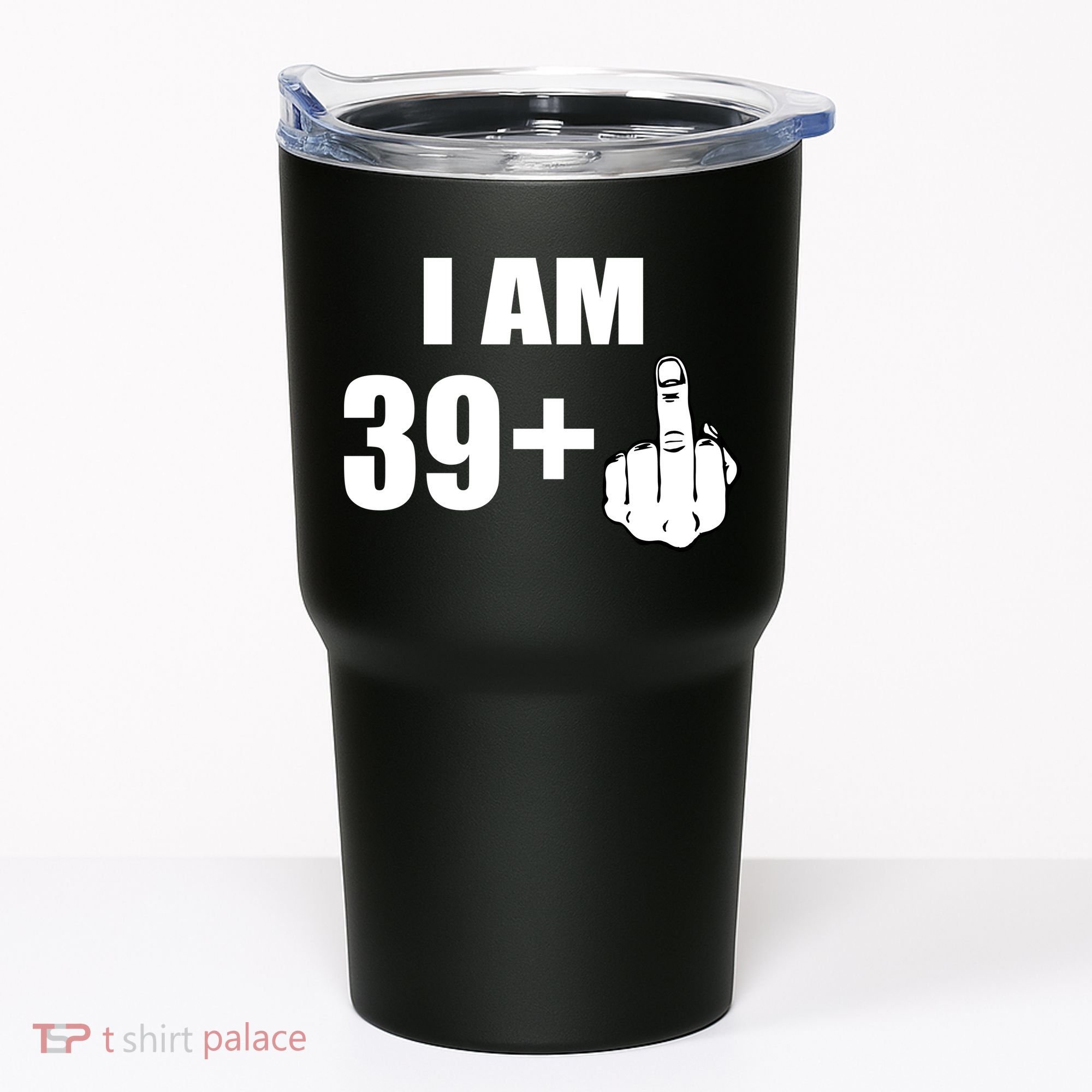 I Am 40 Middle Finger Tumbler