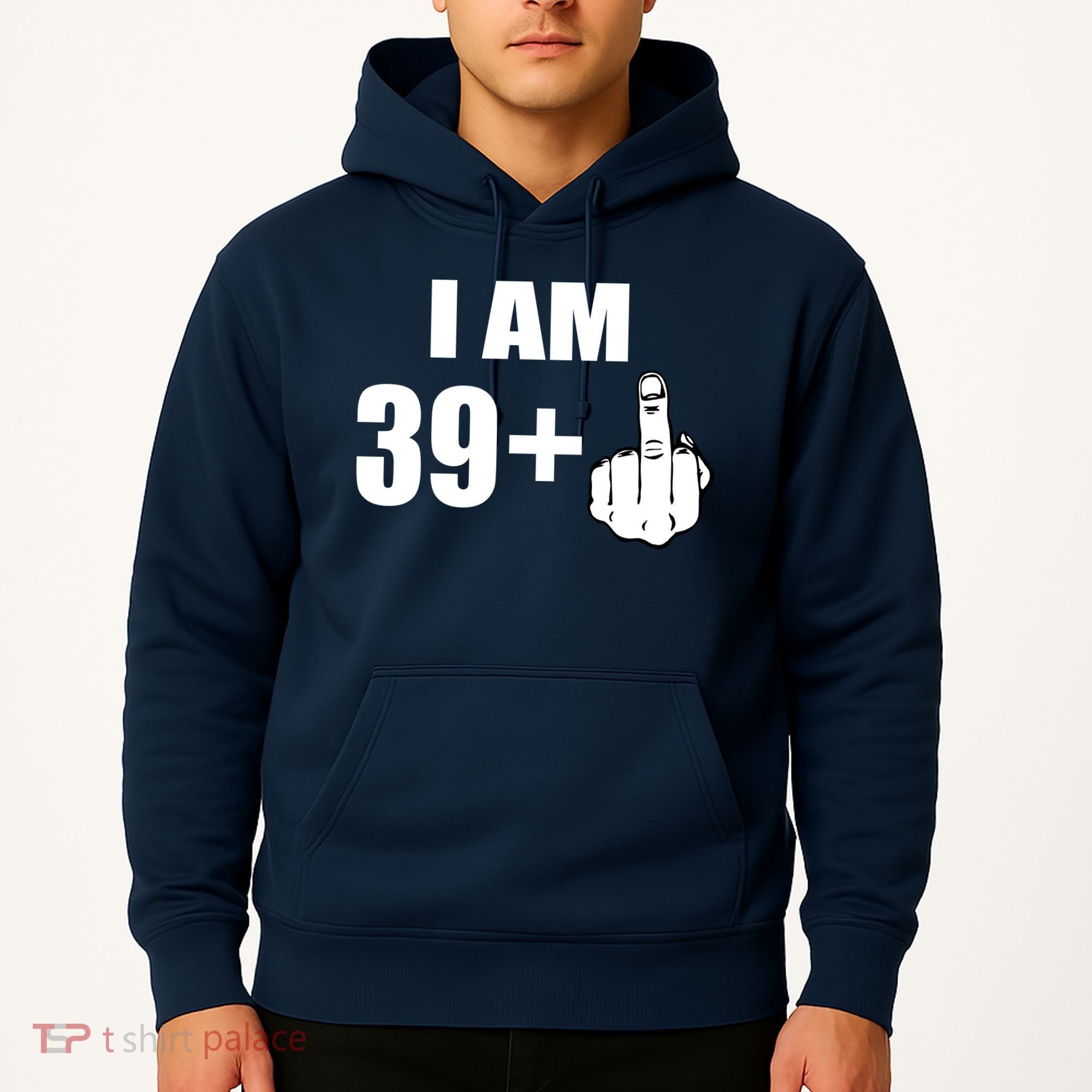 I Am 40 Middle Finger Hoodie