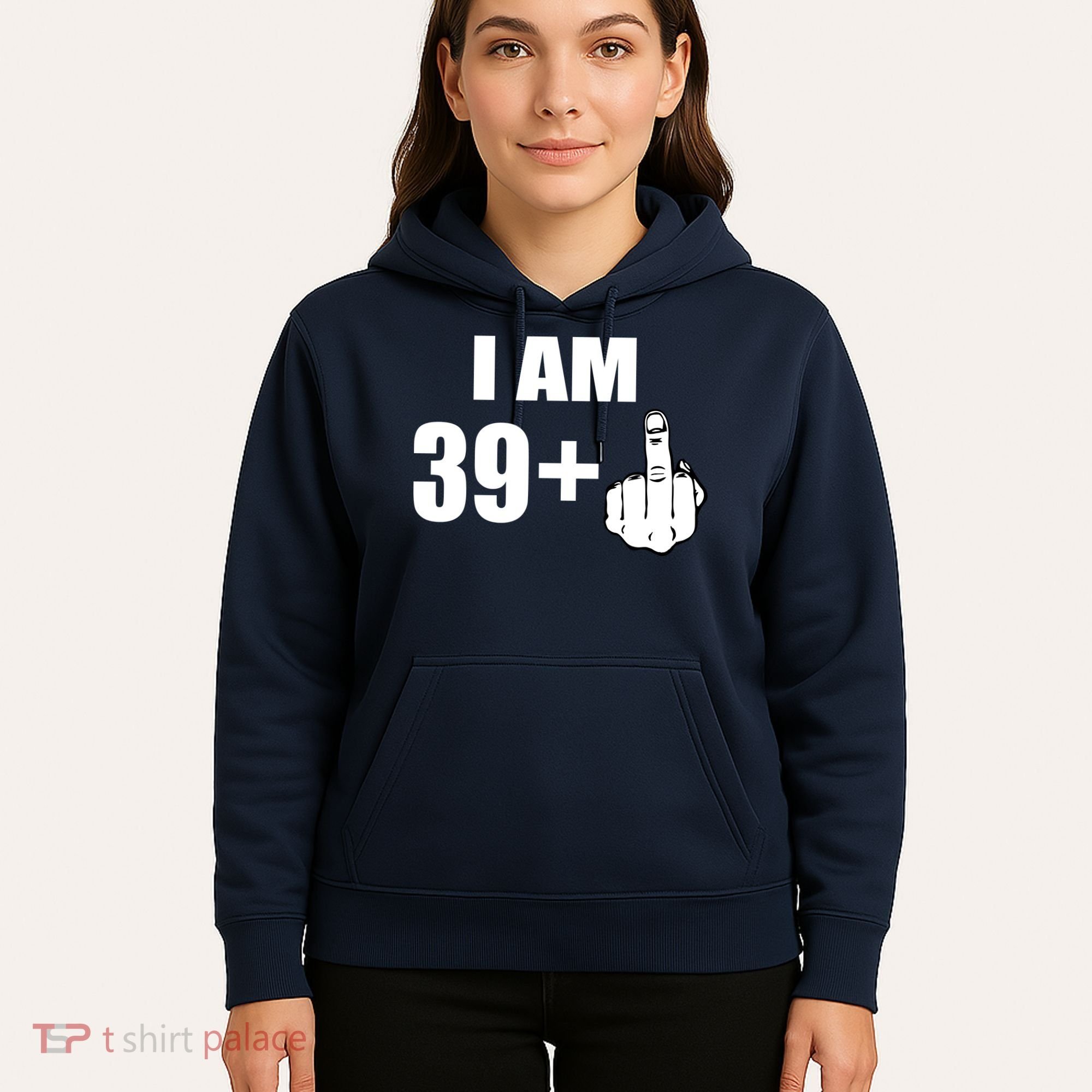 I Am 40 Middle Finger Hoodie