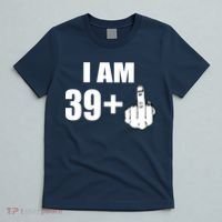 I Am 40 Middle Finger T-Shirt thumb 5