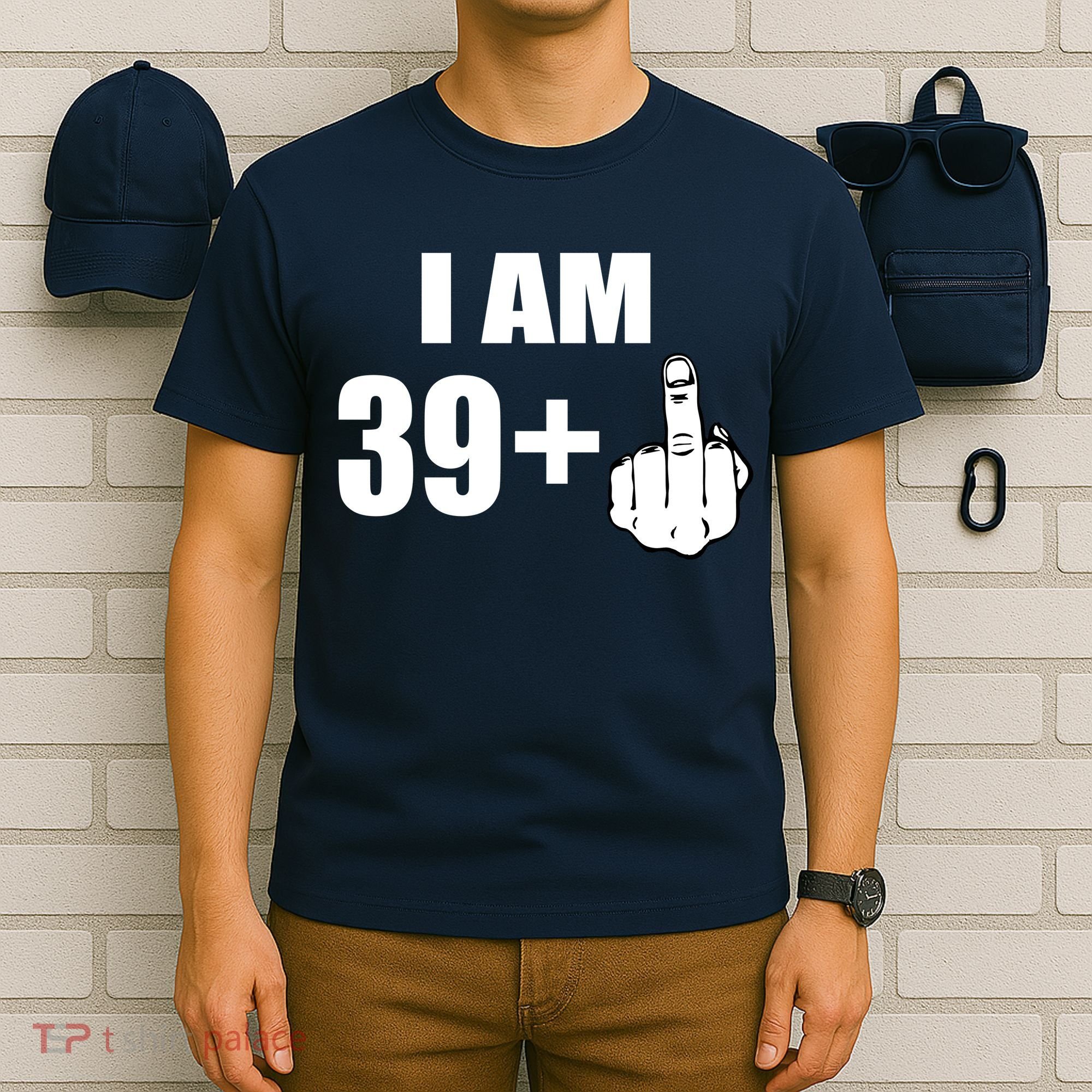 I Am 40 Middle Finger T-Shirt