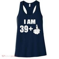 I Am 40 Middle Finger Women's Tank Top thumb 0