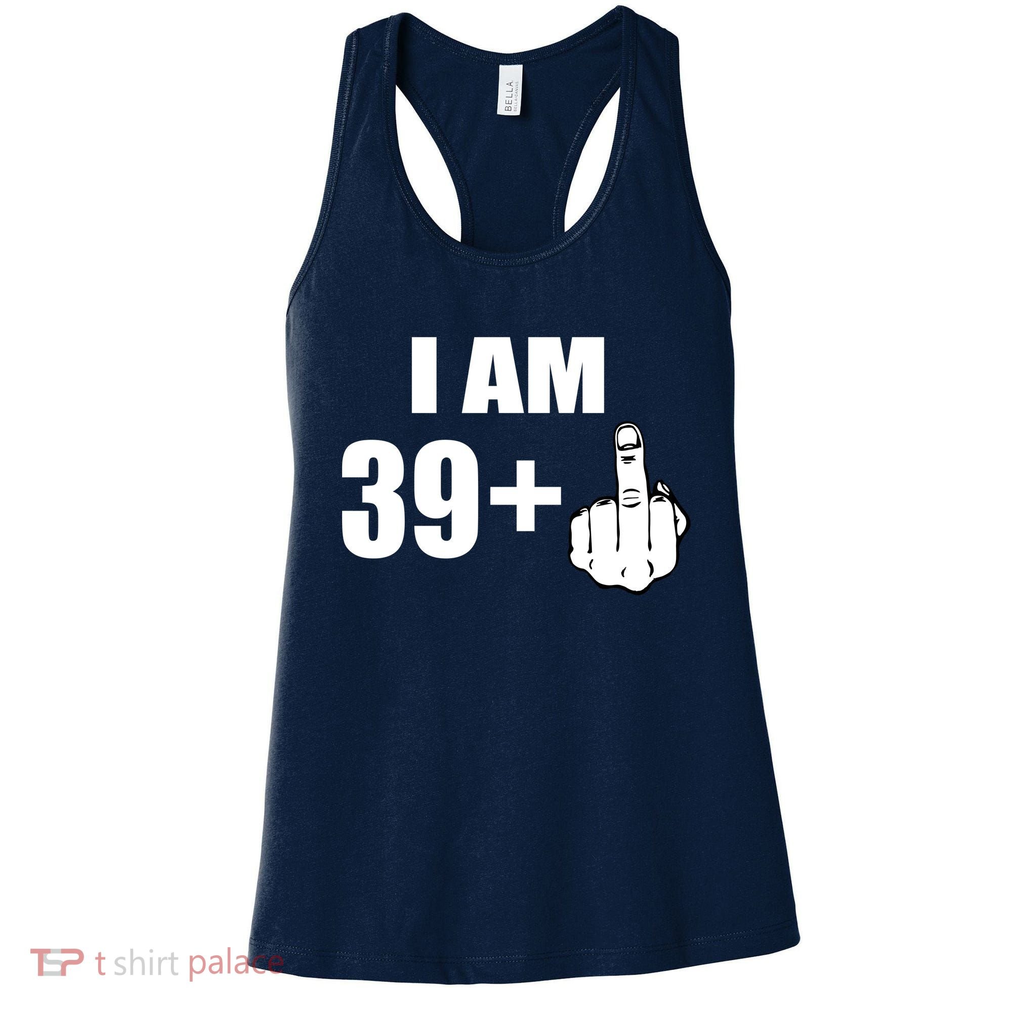 I Am 40 Middle Finger Women's Tank Top