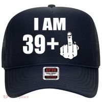 I Am 40 Middle Finger Hat thumb 0