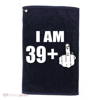 I Am 40 Middle Finger Golf Towel