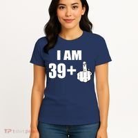 I Am 40 Middle Finger Women's T-Shirt thumb 4