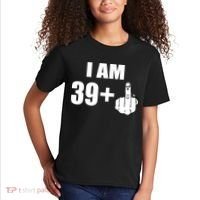 I Am 40 Middle Finger Kids T-Shirt thumb 2