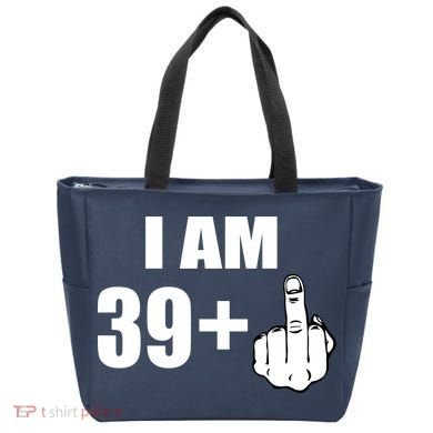 I Am 40 Middle Finger Tote Bag