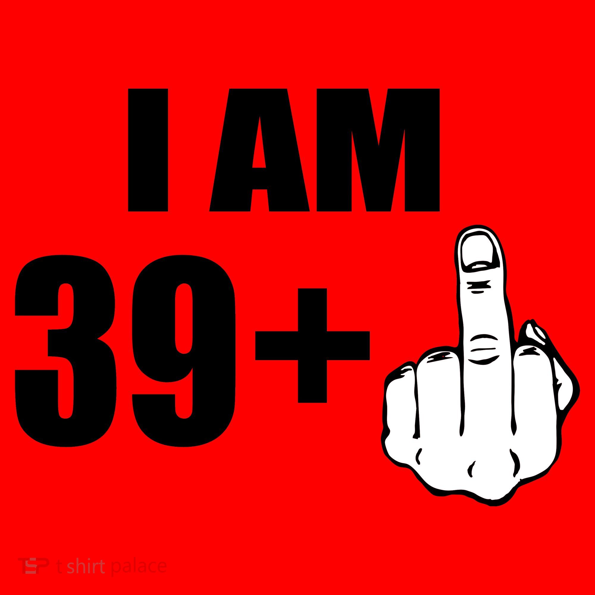 I Am 40 Middle Finger Santa Hat
