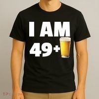 I Am 49 Plus Beer 50th Birthday T-Shirt thumb 3