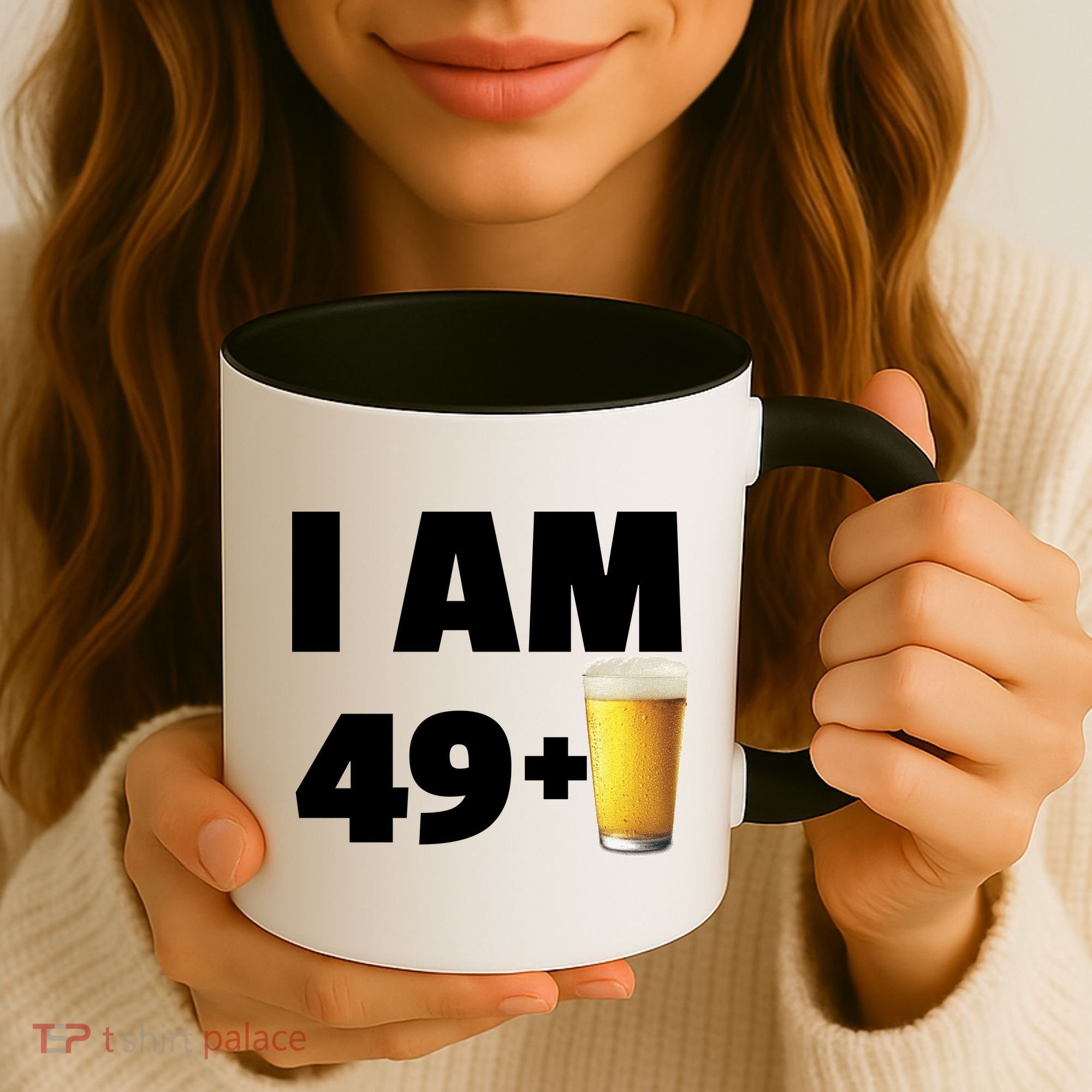I Am 49 Plus Beer 50th Birthday Coffee Mug