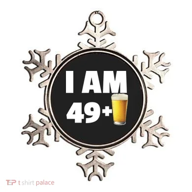 I Am 49 Plus Beer 50th Birthday Ornament