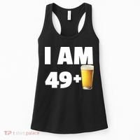 I Am 49 Plus Beer 50th Birthday Women's Tank Top thumb 0