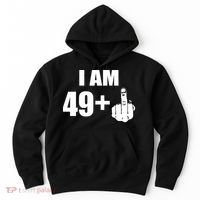 I Am 50 Middle Finger Funny 50th Birthday Gift T-Shirt Hoodie thumb 0