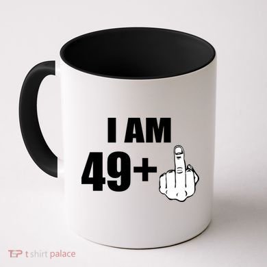 I Am 50 Middle Finger Funny 50th Birthday Gift T-Shirt Coffee Mug
