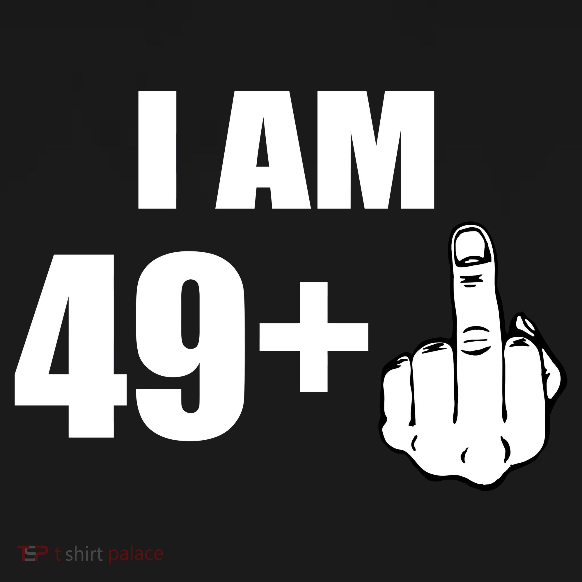 I Am 50 Middle Finger Funny 50th Birthday Gift T-Shirt Women's Tank Top