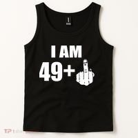 I Am 50 Middle Finger Funny 50th Birthday Gift T-Shirt Tank Top thumb 2