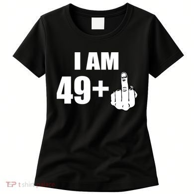 I Am 50 Middle Finger Funny 50th Birthday Gift T-Shirt Women's T-Shirt