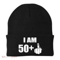 I Am 51 Middle Finger Funny 1966 Birthday Beanie thumb 0