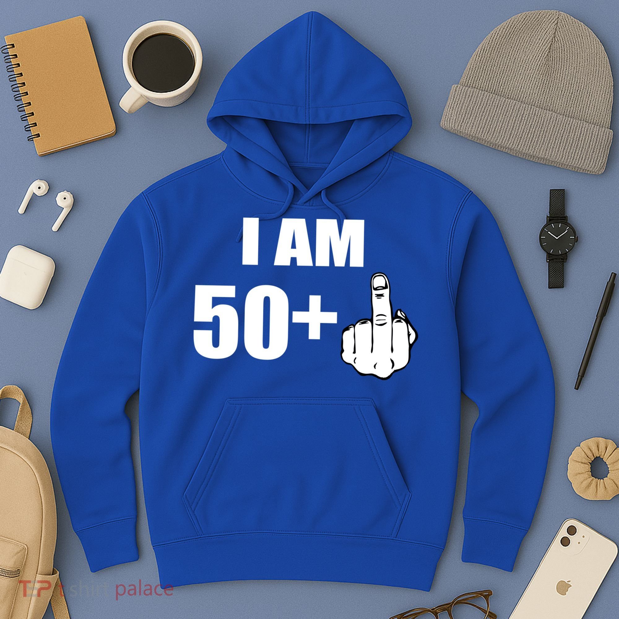 I Am 51 Middle Finger Funny 1966 Birthday Hoodie