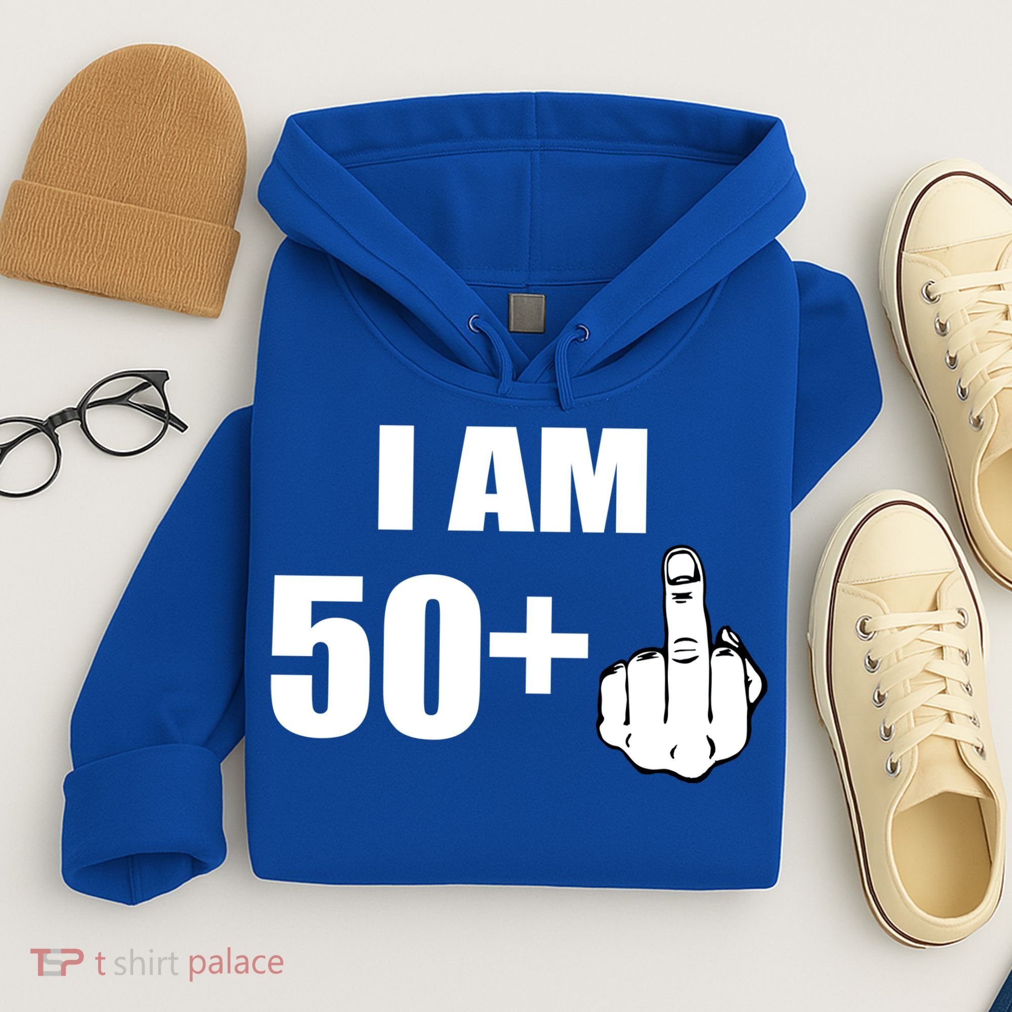 I Am 51 Middle Finger Funny 1966 Birthday Hoodie