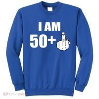 I Am 51 Middle Finger Funny 1966 Birthday Sweatshirt thumb 0