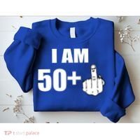I Am 51 Middle Finger Funny 1966 Birthday Sweatshirt thumb 2