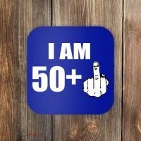I Am 51 Middle Finger Funny 1966 Birthday Coaster thumb 0