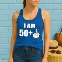 I Am 51 Middle Finger Funny 1966 Birthday Women's Tank Top thumb 2