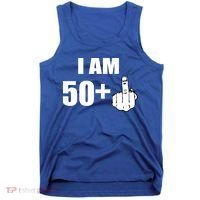 I Am 51 Middle Finger Funny 1966 Birthday Tank Top thumb 0