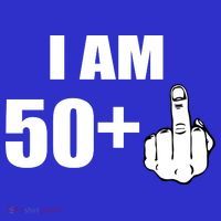 I Am 51 Middle Finger Funny 1966 Birthday Visor thumb 3