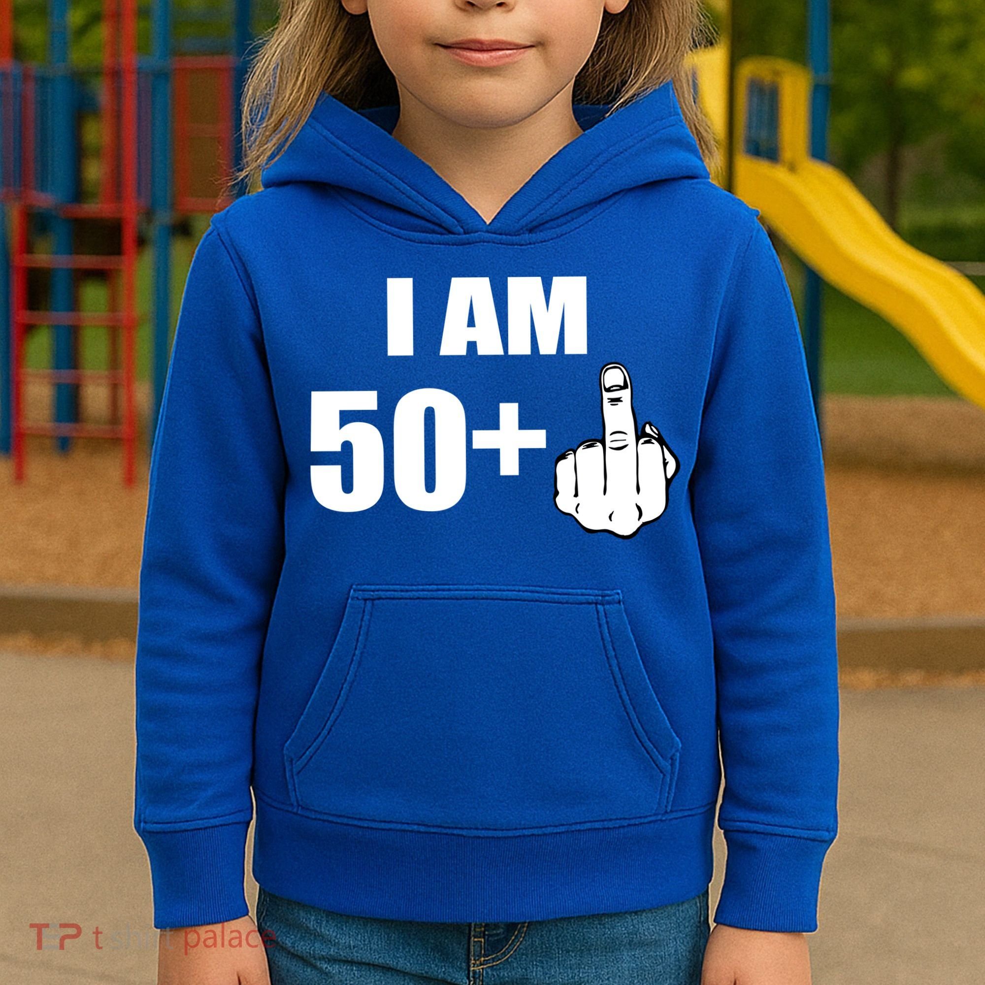 I Am 51 Middle Finger Funny 1966 Birthday Kids Hoodie