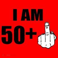 I Am 51 Middle Finger Funny 1966 Birthday Santa Hat thumb 1