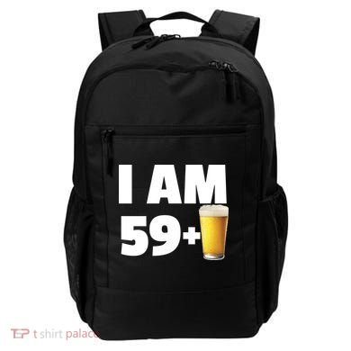 I Am 59 Plus Beer 60th Birthday Backpack
