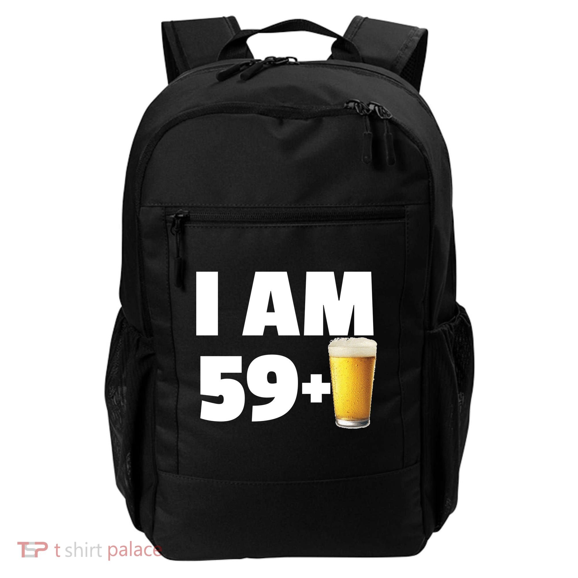 I Am 59 Plus Beer 60th Birthday Backpack
