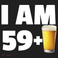 I Am 59 Plus Beer 60th Birthday Golf Towel thumb 3