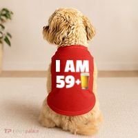 I Am 59 Plus Beer 60th Birthday Doggie Tank thumb 2