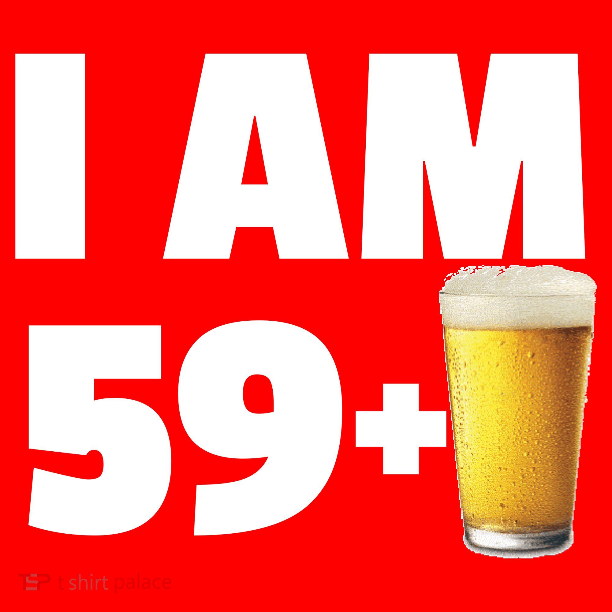 I Am 59 Plus Beer 60th Birthday Doggie Tank