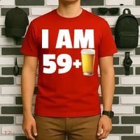 I Am 59 Plus Beer 60th Birthday T-Shirt thumb 6