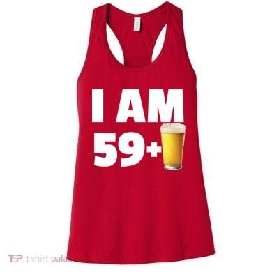 I Am 59 Plus Beer 60th Birthday Women's Tank Top