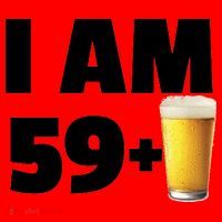 I Am 59 Plus Beer 60th Birthday Santa Hat thumb 1