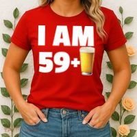 I Am 59 Plus Beer 60th Birthday Women's T-Shirt thumb 2