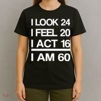 I Am 60 Funny 60th Birthday T-Shirt thumb 4