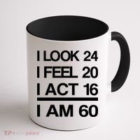 I Am 60 Funny 60th Birthday Coffee Mug thumb 1