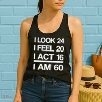 I Am 60 Funny 60th Birthday Women's Tank Top thumb 2