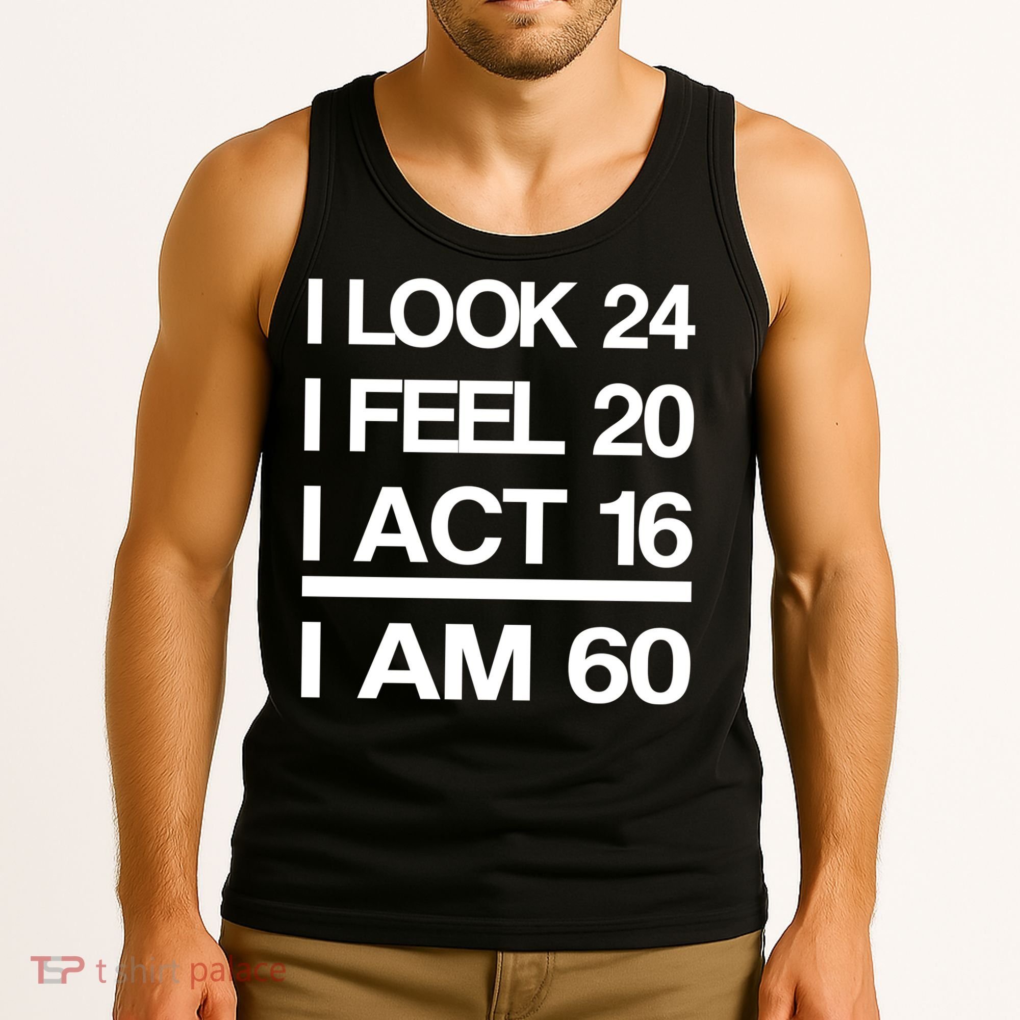 I Am 60 Funny 60th Birthday Tank Top