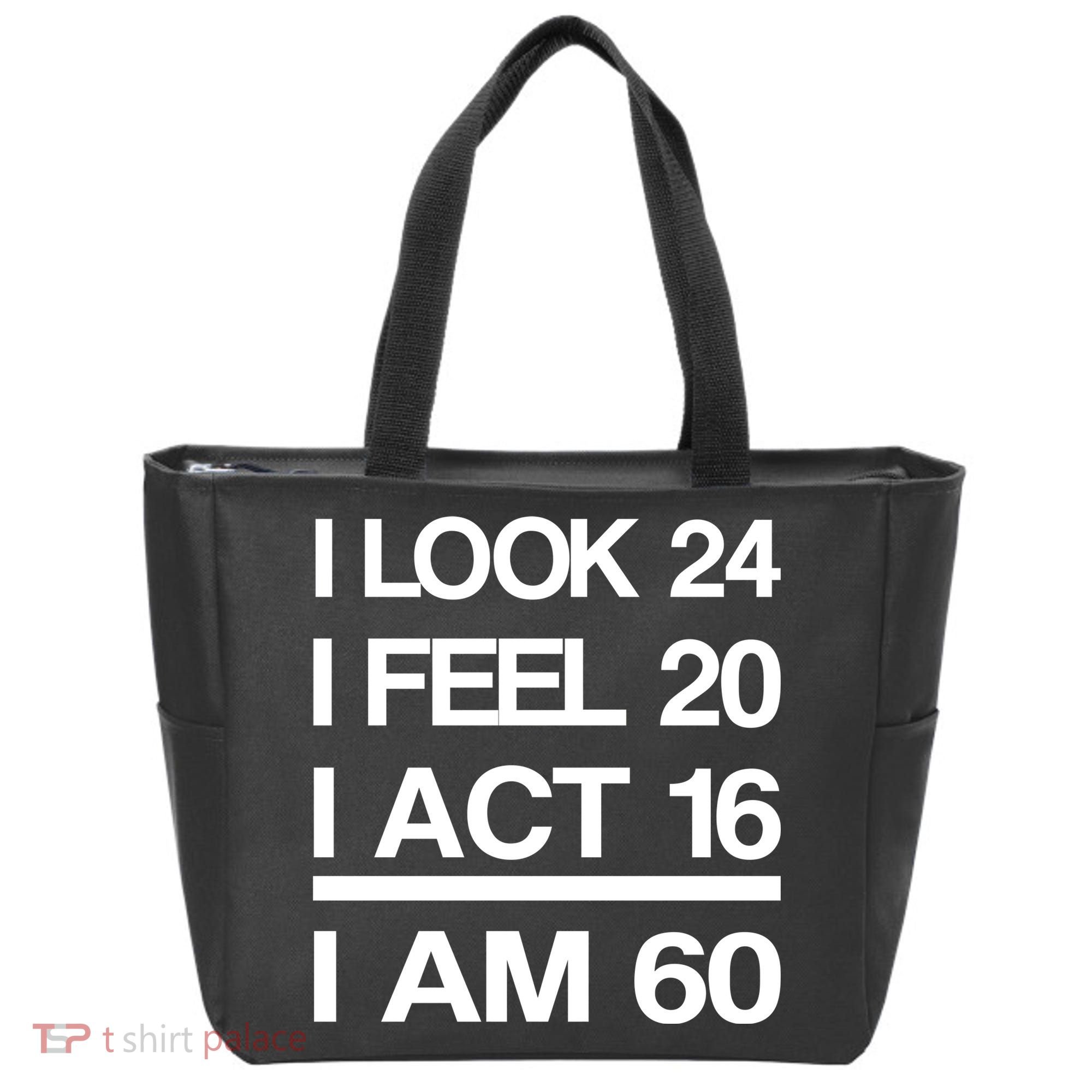 I Am 60 Funny 60th Birthday Tote Bag