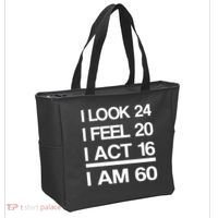 I Am 60 Funny 60th Birthday Tote Bag thumb 2